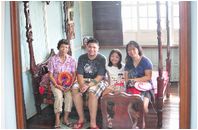 With Lola Aida, Kuya Lance, and mom