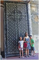 Paoay Church door